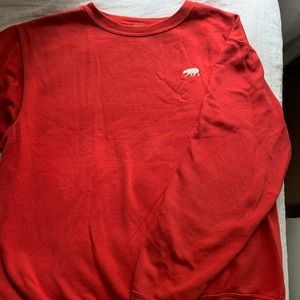 Brandy Melville Red Sweatshirt